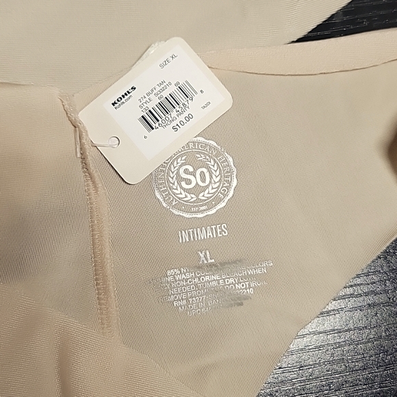 💥💥💥 4 items for $12 💥💥💥 2 NO-SHOW beige thongs by SO - Picture 2 of 3